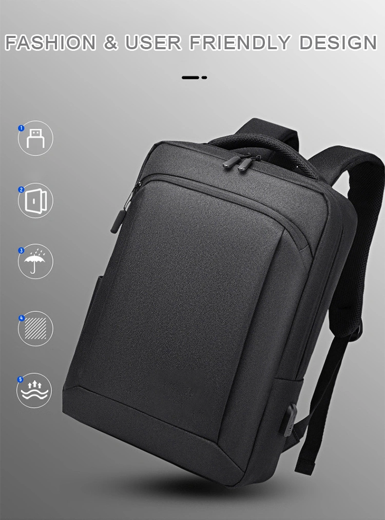 New Men′s Backpacks Laptop Backpacks Large-Capacity Student School Bags